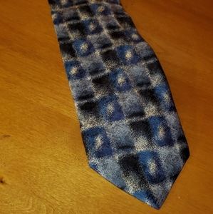 Pierre Balmain 100% Silk tie -blue and Black